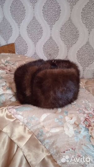 Шапка мужская норковая бу