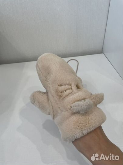 Варежки детские с ушками