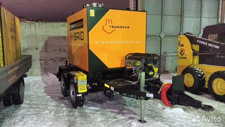 Мобильный парогенератор SH-1 на шасси