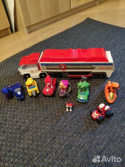 Щенячий патруль база, машина, щенки