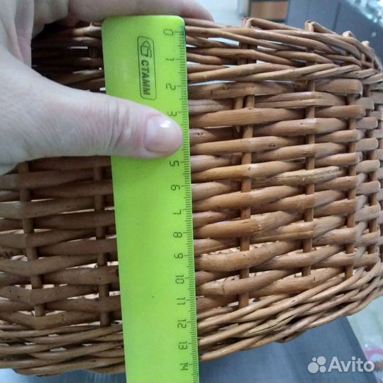 Корзина плетеная большая