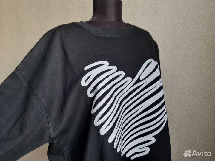 Свитшот толстовка новый оверсайз oversize 46 48