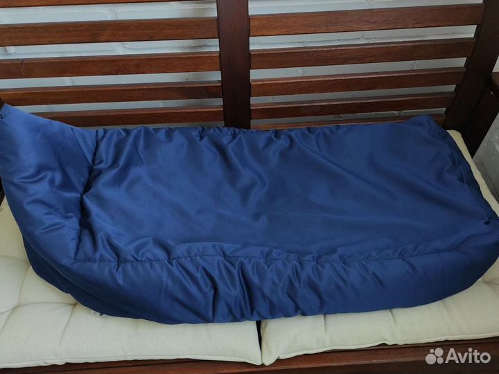 Зимний конверт в коляску на овчине