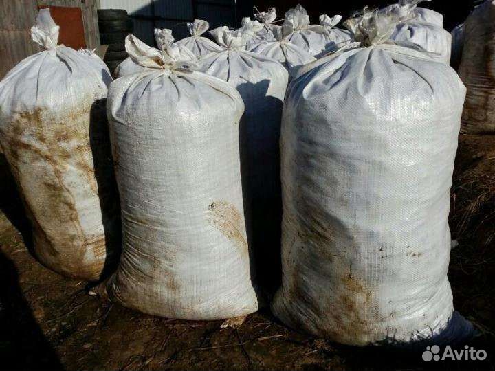 Конский и Коровий навоз в мешках