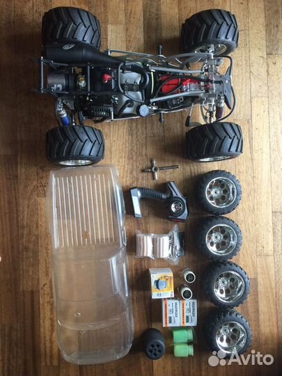 FG Competition monster truck 4WD 1/6 RC бензиновый
