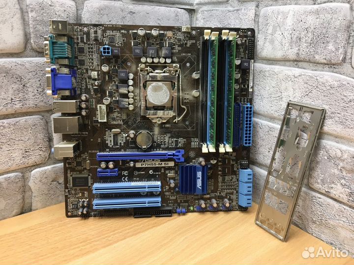 Связка Asus P7H55-M SI+i3-540+ddr3 4gb. Гарантия