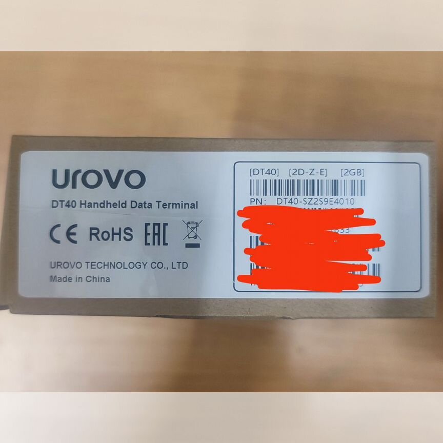 [DT40-SZ2S9E4010] Urovo Dt40-Sz2s9e4010