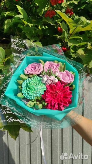 Сладкие букеты из зефира