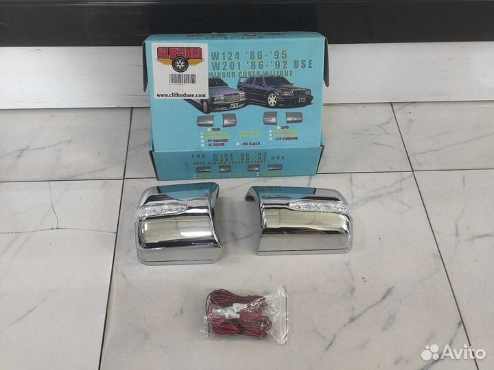 Накладки на боковые зеркала Mercedes-Benz W124