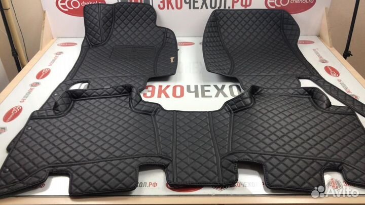 3D Коврики Hyundai Салон Багажник из Экокожи