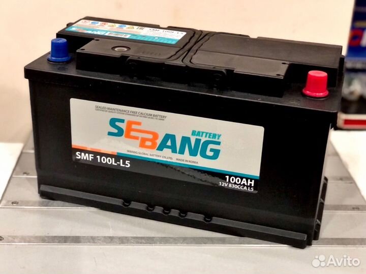 Аккумулятор SeBang SMF 100 Ач (обр.пол.)