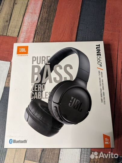 Беспроводные наушники jbl tune 560 bt