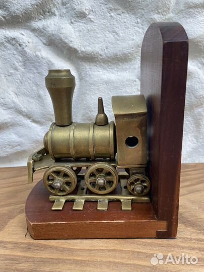 Паровоз латунный