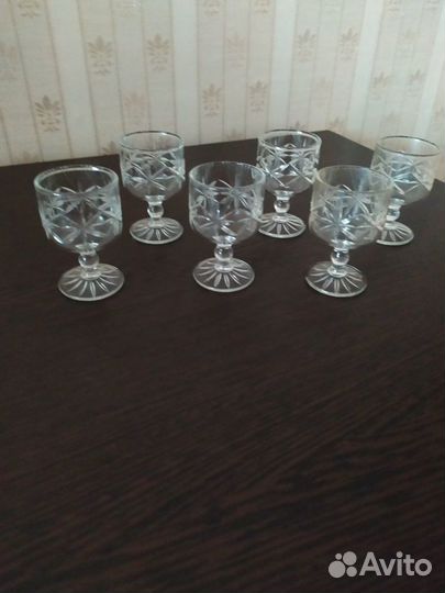 Рюмки хрустальные