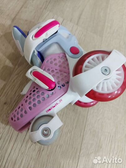 Роликовые коньки детские раздвижные