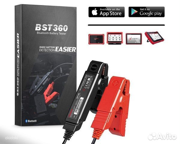 Тестер аккумуляторных батарей launch BST360