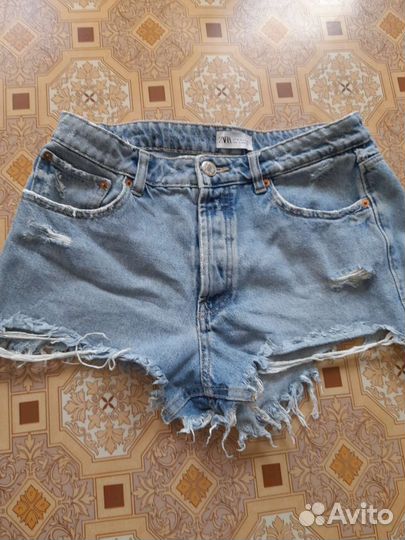 Джинсовые шорты zara