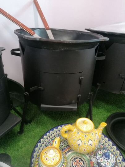 Казан с печкой 8 литров новый доставка