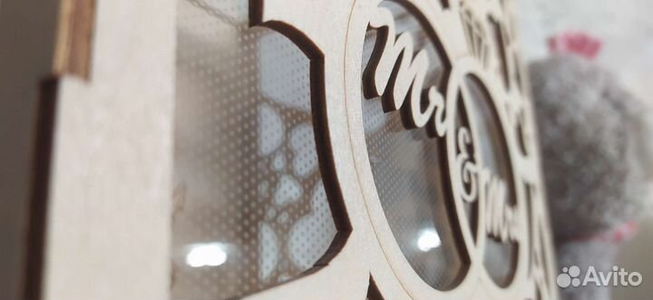 Декоративные таблички и коробочка под кольца