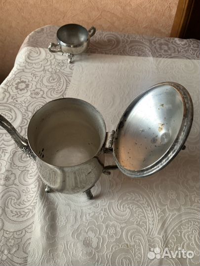 Винтажные кофейник и сахарница СССР