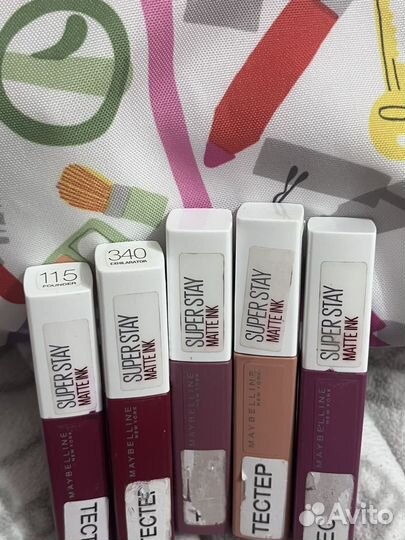 Maybelline super stay помада