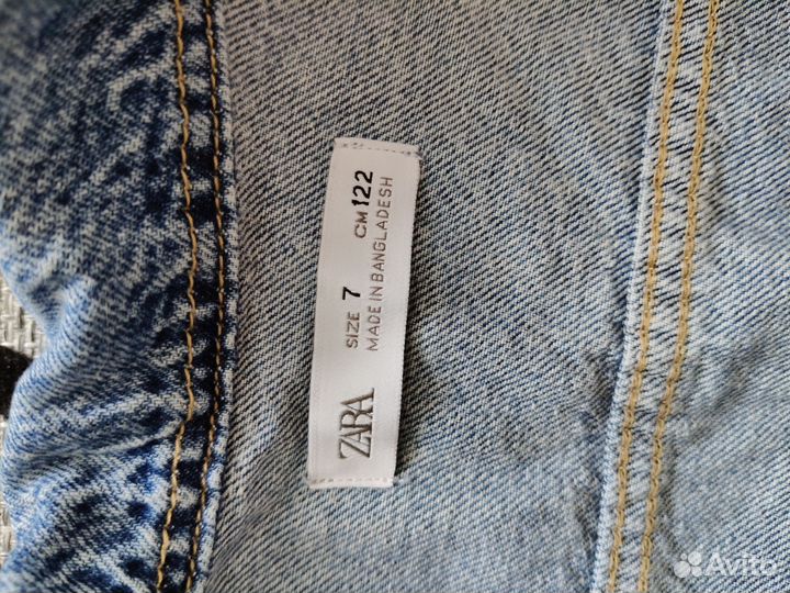 Платье для девочки zara джинсовое