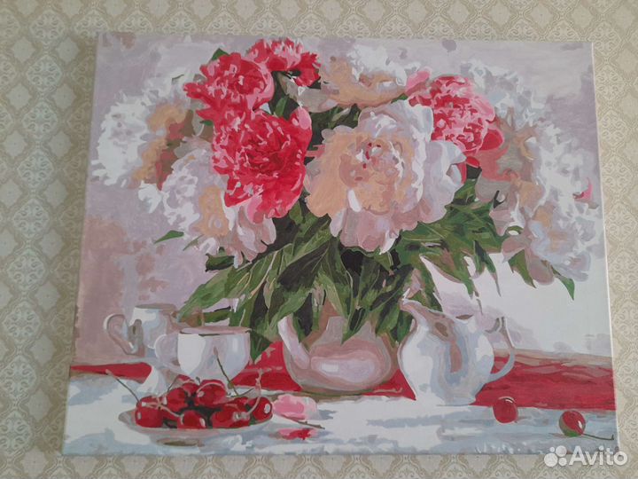 Готовые картины по номерам, акрил