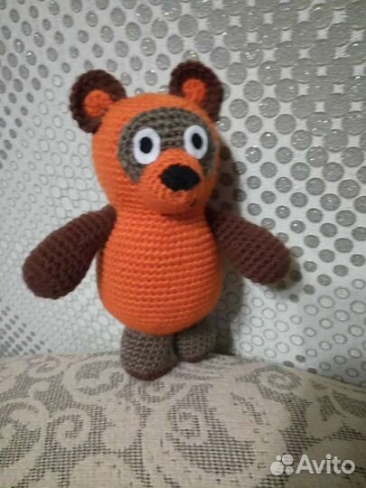 Игрушки вязаные Винни пух, подарок, праздник