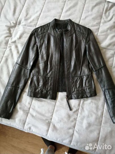 Куртка кожаная