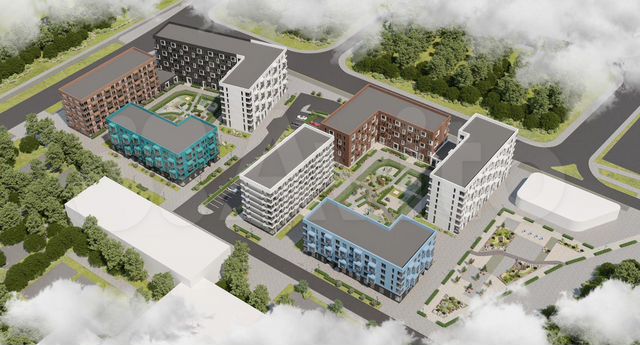 3-к. квартира, 59,7 м², 1/6 эт.