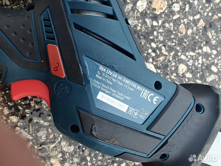 Аккум. сабельная пила Bosch GSA 10.8V-LI