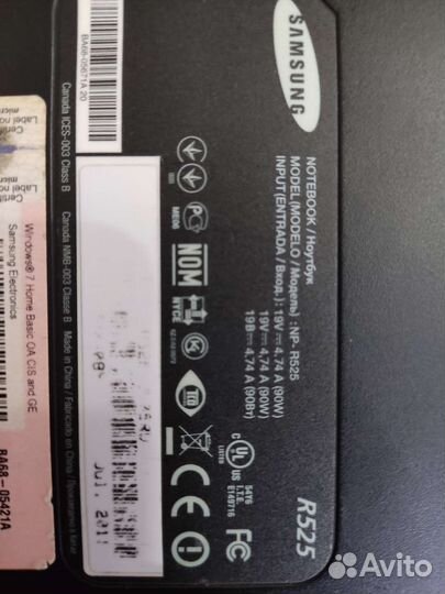 Ноутбук samsung