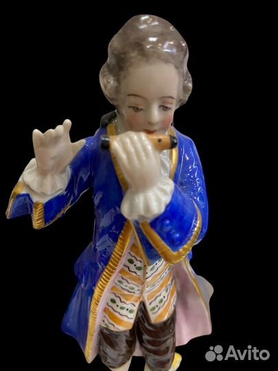 Старинная статуэтка 1902-17. Музыканты. sitzendorf