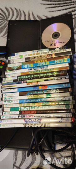 Xbox 360 прошитый L.T 3.0, Kinect,2 дж., диски