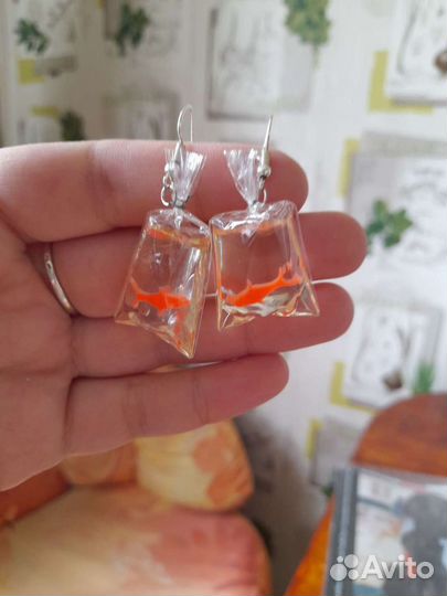 Серьги новые