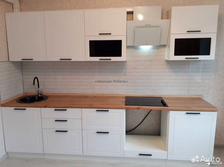 Кухонный гарнитур модульный белый