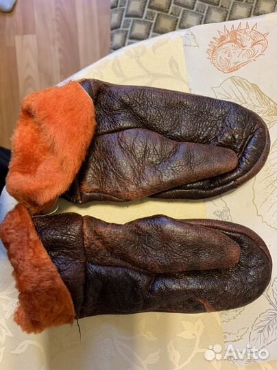 Варежки дублёночные детские