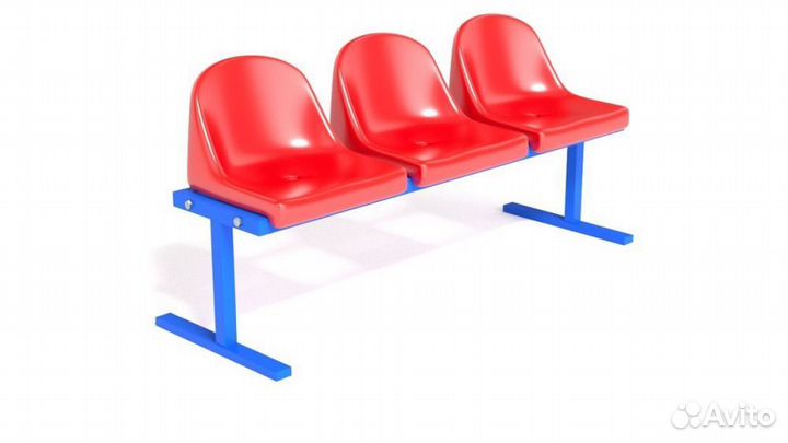 Трибуна однорядная на 3 места 20.0013