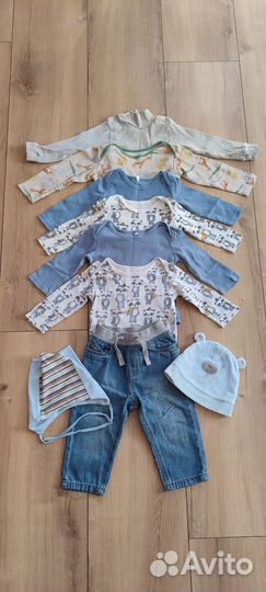 Пакет вещей на мальчика 80 86 размер