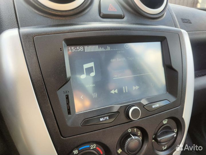 Штатная магнитола 2din Лада Гранта