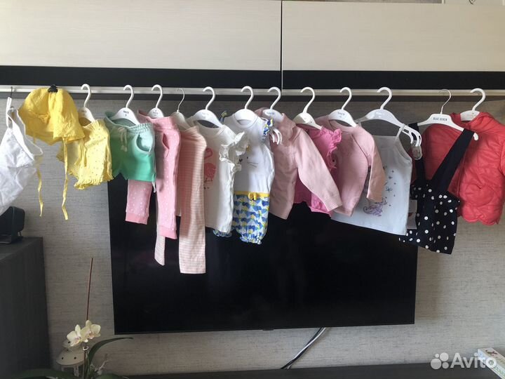 Вещи пакетом на девочку 74-80