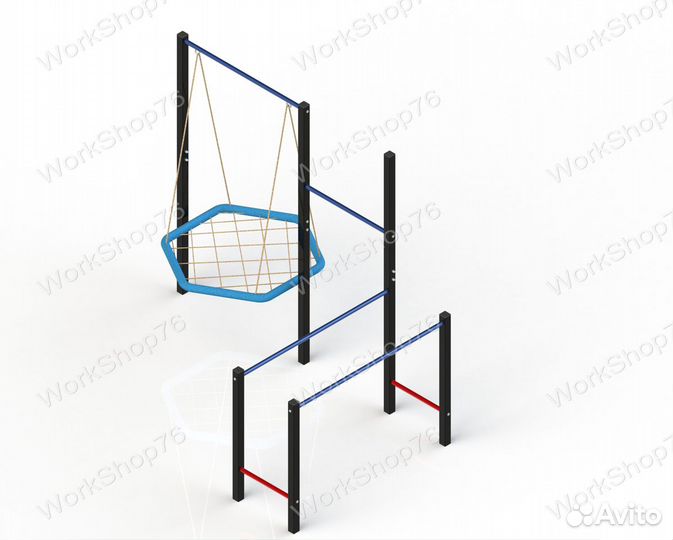 Спортивный комплекс уличный тренажеры