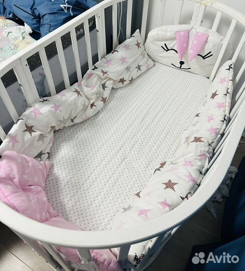 Детская кроватка трансформер 6в1