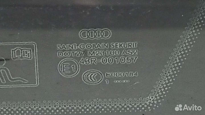 Форточка задняя правая Audi a6 c7 Quattro