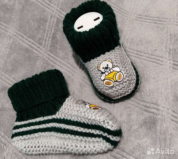 Пинетки вязаные