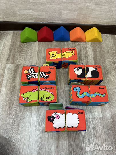 Развивающие мягкие кубики K's Kids 