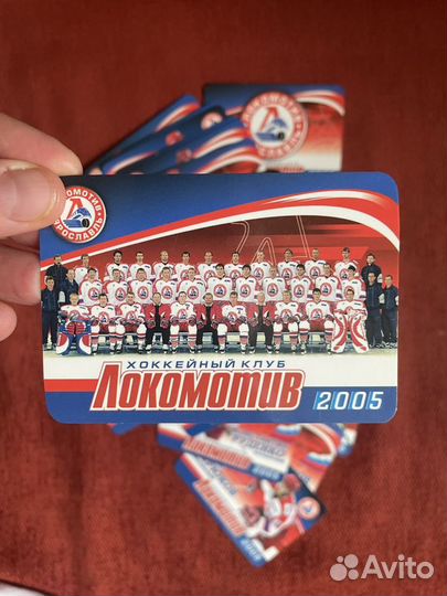 Набор календариков с командой локомотив 2005