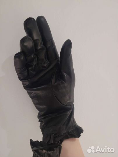 Элегантные кожаные перчатки для сенсорных экранов