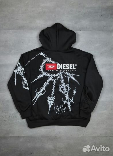 Зип худи diesel custom archive 00s