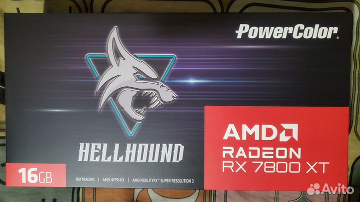 RX 7800 XT Hellhound PowerColor AMD Radeon